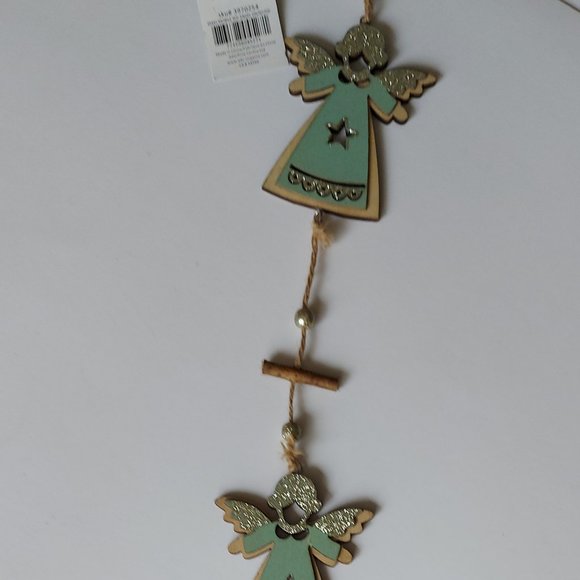 Three "Wooden Angels" Wall/Door Decor - Picture 5 of 7